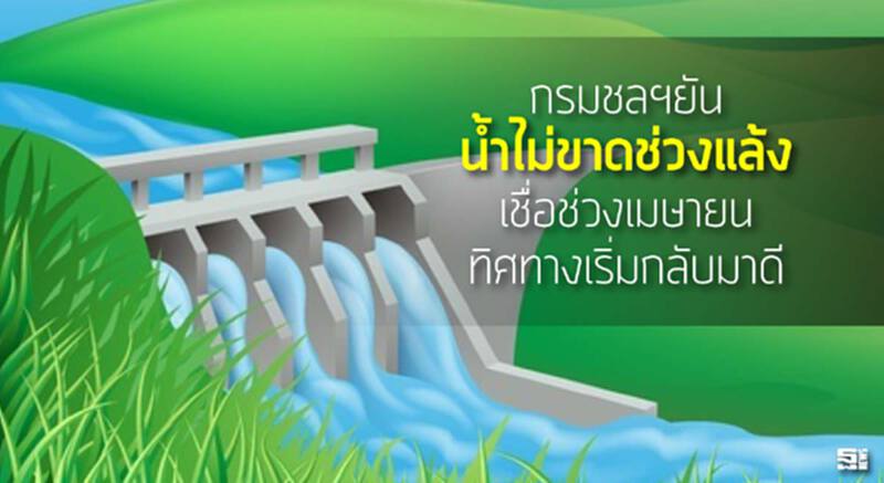 กรมชลฯยันน้ำไม่ขาดช่วงแล้ง เชื่อเม.ย. ทิศทางเริ่มกลับมาดี กรมชลฯยันน้ำไม่ขาดช่วงแล้ง เชื่อเม.ย. ทิศทางเริ่มกลับมาดี