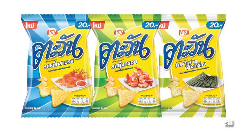 “ตะวัน” โฉมใหม่ ขอแนะนำความอร่อยใช่ ถูกปากคนไทย ที่มาพร้อมกับ 3 รสเด่นสุดโดนใจ “กุ้งกรอบ” “หมึกสามรส” และ “สาหร่ายทรงเครื่อง” “ตะวัน” โฉมใหม่ ขอแนะนำความอร่อยใช่ ถูกปากคนไทย ที่มาพร้อมกับ 3 รสเด่นสุดโดนใจ “กุ้งกรอบ” “หมึกสามรส” และ “สาหร่ายทรงเครื่อง”