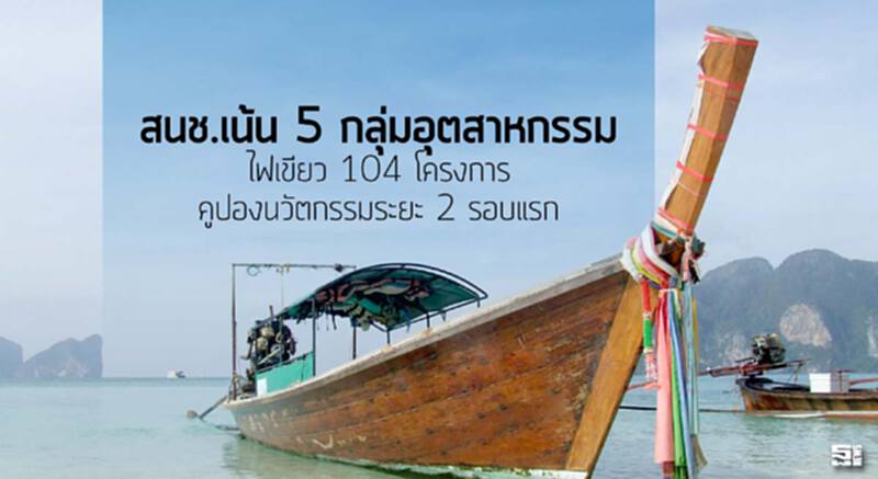 สนช.เน้น 5 กลุ่มอุตสาหกรรม ไฟเขียว 104 โครงการคูปองนวัตกรรมระยะ 2 รอบแรก สนช.เน้น 5 กลุ่มอุตสาหกรรม ไฟเขียว 104 โครงการคูปองนวัตกรรมระยะ 2 รอบแรก