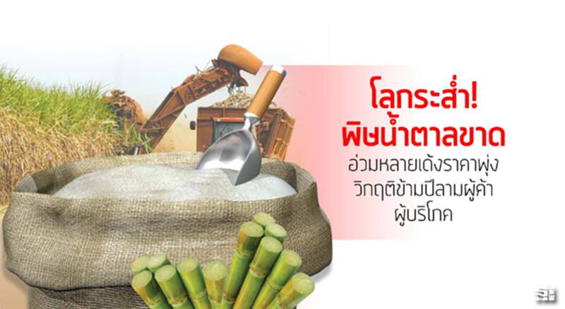 โลกระสํ่า!พิษนํ้าตาลขาด อ่วมหลายเด้งราคาพุ่ง-วิกฤติข้ามปีลามผู้ค้า-ผู้บริโภค โลกระสํ่า!พิษนํ้าตาลขาด อ่วมหลายเด้งราคาพุ่ง-วิกฤติข้ามปีลามผู้ค้า-ผู้บริโภค
