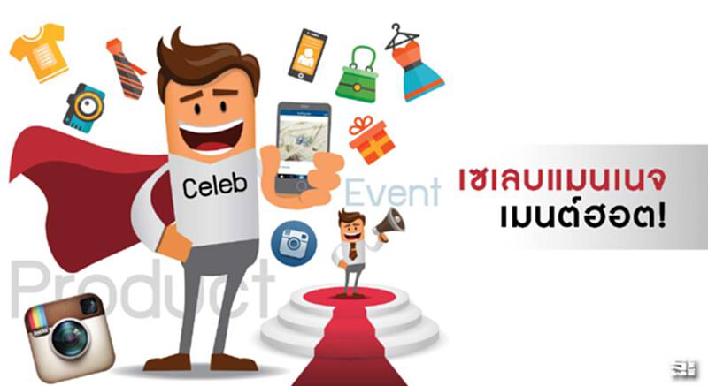 เซเลบแมนเนจเมนต์ฮอต! ดึงคนดังไฮโซโพสต์โปรโมทสินค้าผ่าน IG /ทวิสเตอร์ เซเลบแมนเนจเมนต์ฮอต! ดึงคนดังไฮโซโพสต์โปรโมทสินค้าผ่าน IG /ทวิสเตอร์