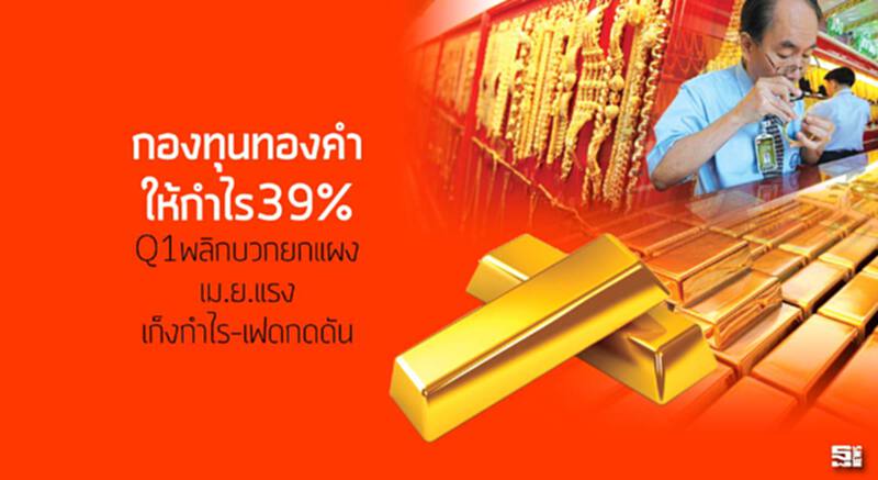 กองทุนทองคำให้กำไร39% Q1พลิกบวกยกแผง/เม.ย.แรงเก็งกำไร–เฟดกดดัน กองทุนทองคำให้กำไร39% Q1พลิกบวกยกแผง/เม.ย.แรงเก็งกำไร–เฟดกดดัน