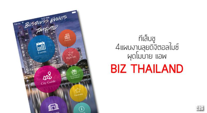 ทีเส็บชู4แผนงานลุยดิจิตอลไมซ์ ผุดโมบาย แอพ BIZ THAILAND ทีเส็บชู4แผนงานลุยดิจิตอลไมซ์ ผุดโมบาย แอพ BIZ THAILAND