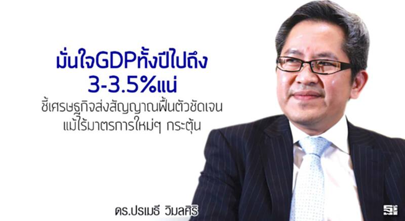 มั่นใจGDPทั้งปีไปถึง3-3.5%แน่ ชี้เศรษฐกิจส่งสัญญาณฟื้นตัวชัดเจนแม้ไร้มาตรการใหม่ๆ กระตุ้น มั่นใจGDPทั้งปีไปถึง3-3.5%แน่ ชี้เศรษฐกิจส่งสัญญาณฟื้นตัวชัดเจนแม้ไร้มาตรการใหม่ๆ กระตุ้น