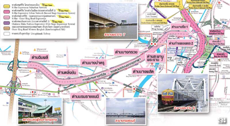 ทางด่วนศรีรัช-วงแหวนรอบนอก เชื่อมสถานีกลางบางซื่อกับกทม.โซนตะวันตก ทางด่วนศรีรัช-วงแหวนรอบนอก เชื่อมสถานีกลางบางซื่อกับกทม.โซนตะวันตก
