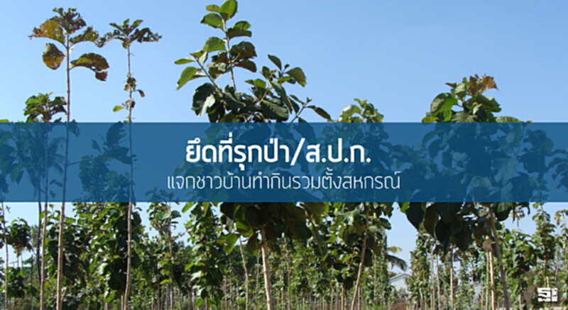 ยึดที่รุกป่า/ส.ป.ก.แจกชาวบ้านทำกินรวมตั้งสหกรณ์ ยึดที่รุกป่า/ส.ป.ก.แจกชาวบ้านทำกินรวมตั้งสหกรณ์