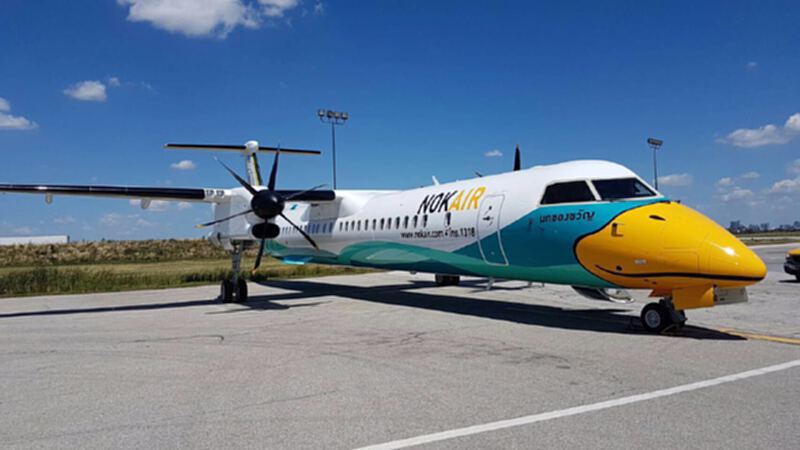 นกแอร์รับมอบอีกหนึ่งเครื่องบินลำใหม่ “นกของขวัญ” รุ่น Q-400 NextGen นกแอร์รับมอบอีกหนึ่งเครื่องบินลำใหม่ “นกของขวัญ” รุ่น Q-400 NextGen