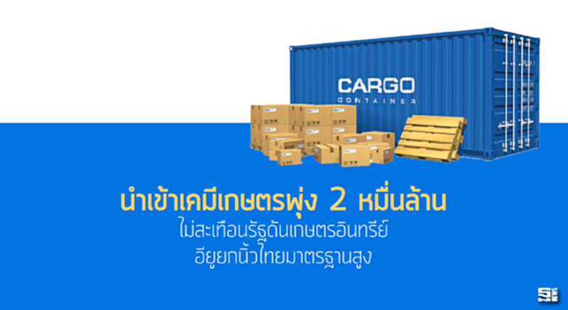 นำเข้าเคมีเกษตรพุ่ง2 หมื่นล้าน ไม่สะเทือนรัฐดันเกษตรอินทรีย์/อียูยกนิ้วไทยมาตรฐานสูง นำเข้าเคมีเกษตรพุ่ง2 หมื่นล้าน ไม่สะเทือนรัฐดันเกษตรอินทรีย์/อียูยกนิ้วไทยมาตรฐานสูง