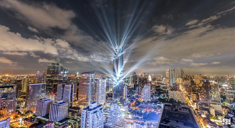 “มหานคร” ฉลองตึกสูงสุดในไทย ยิ่งใหญ่ !! แสดง แสง สี โชว์ตึก สุดอลังการ!!