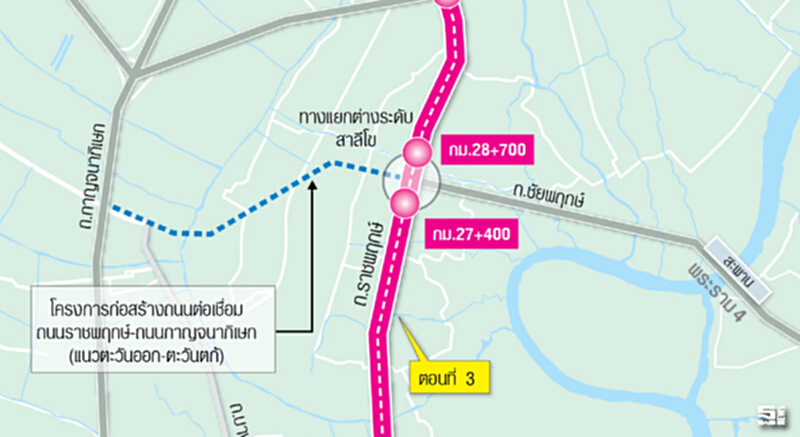 ถนนราชพฤกษ์ตอน 3 ขยายเส้นทางโลจิสติกส์กรุงเทพฯโซนตะวันตก ถนนราชพฤกษ์ตอน 3 ขยายเส้นทางโลจิสติกส์กรุงเทพฯโซนตะวันตก