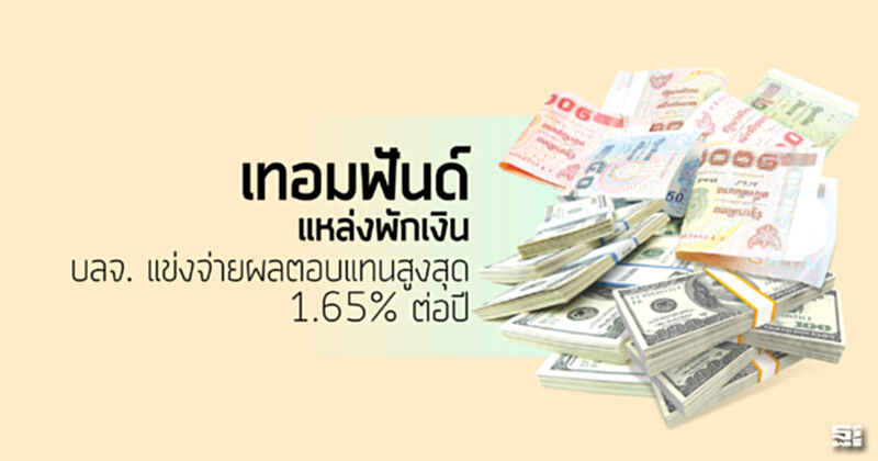 ‘เทอมฟันด์’แหล่งพักเงิน บลจ. แข่งจ่ายผลตอบแทนสูงสุด 1.65% ต่อปี ‘เทอมฟันด์’แหล่งพักเงิน บลจ. แข่งจ่ายผลตอบแทนสูงสุด 1.65% ต่อปี