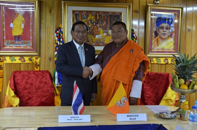 “รมว.ฉัตรชัย” หนุนพัฒนาภาคเกษตรภูฏาณ “รมว.ฉัตรชัย” หนุนพัฒนาภาคเกษตรภูฏาณ