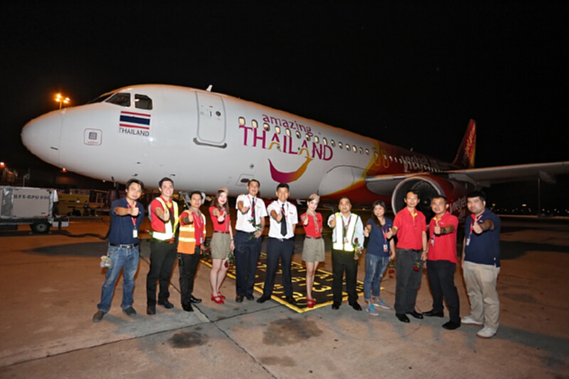 เวียตเจ็ทเปิดตัวเครื่องบินลวดลายโลโก้ “Amazing Thailand” เวียตเจ็ทเปิดตัวเครื่องบินลวดลายโลโก้ “Amazing Thailand”