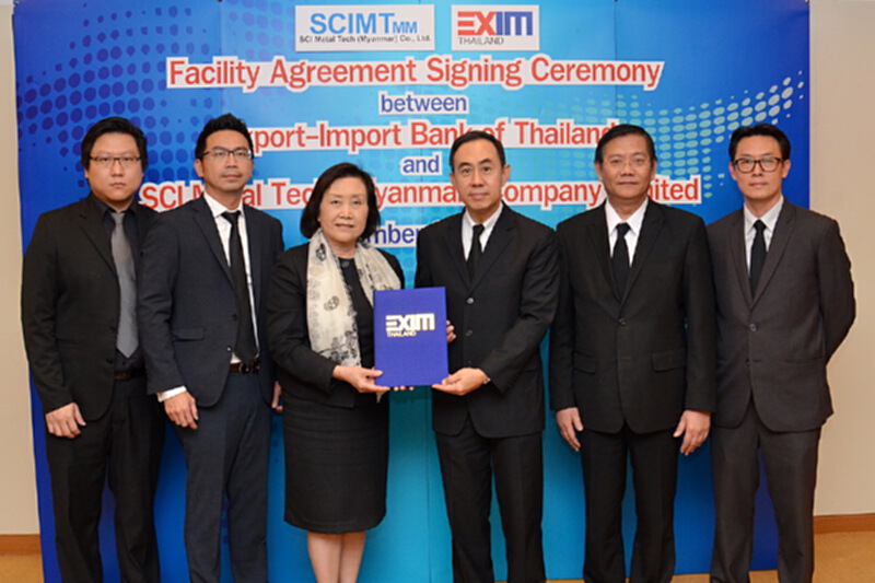EXIM BANK สนับสนุนทางการเงินให้กลุ่มบริษัทเอสซีไอสร้างโรงงานฯในเมียนมา EXIM BANK สนับสนุนทางการเงินให้กลุ่มบริษัทเอสซีไอสร้างโรงงานฯในเมียนมา