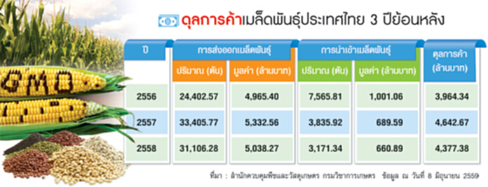 ส่งออกเมล็ดพันธุ์ปี60ชะลอ จับตาเวียดนามพึ่งข้าวโพดจีเอ็มโอลดนำเข้า ส่งออกเมล็ดพันธุ์ปี60ชะลอ จับตาเวียดนามพึ่งข้าวโพดจีเอ็มโอลดนำเข้า