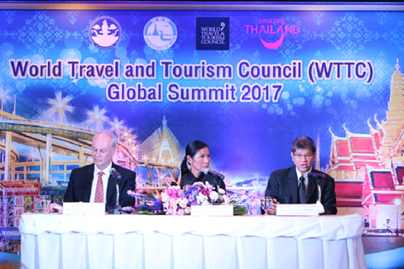 ไทยพร้อมต้อนรับผู้นำภาคธุรกิจท่องเที่ยวจากทั่วโลกเข้าร่วมงาน “WTTC Global Summit 2017” ไทยพร้อมต้อนรับผู้นำภาคธุรกิจท่องเที่ยวจากทั่วโลกเข้าร่วมงาน “WTTC Global Summit 2017”
