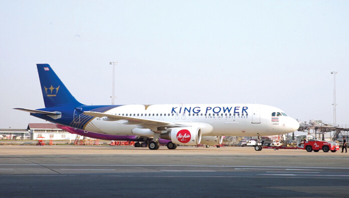 คิงเพาเวอร์รุกสร้างแบรนด์ผ่านฝูงบิน'ไทยแอร์เอเชีย'