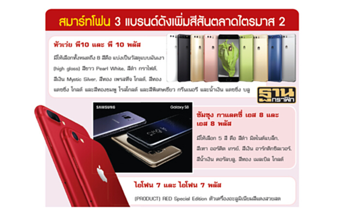 3 แบรนด์สมาร์ทโฟนชูสีสดใส ส่งเรือธงใหม่มัดใจลูกค้า-เพิ่มอุณหภูมิตลาด 3 แบรนด์สมาร์ทโฟนชูสีสดใส ส่งเรือธงใหม่มัดใจลูกค้า-เพิ่มอุณหภูมิตลาด