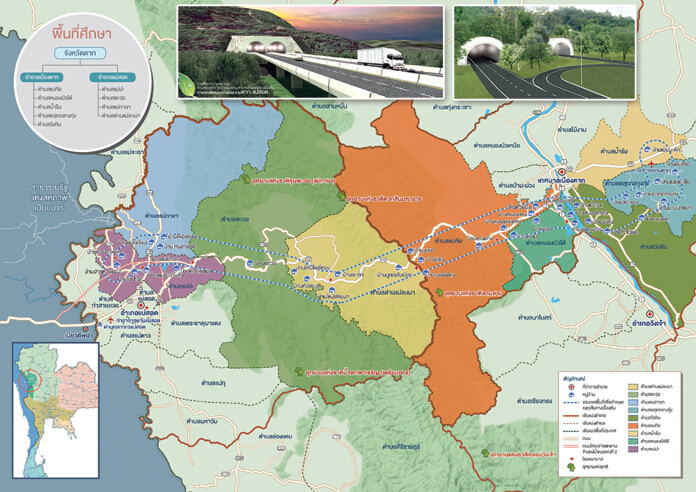 มอเตอร์เวย์‘แม่สอด-ตาก’ เพิ่มศักยภาพเขตเศรษฐกิจพิเศษ แม่สอด-เมียวดี