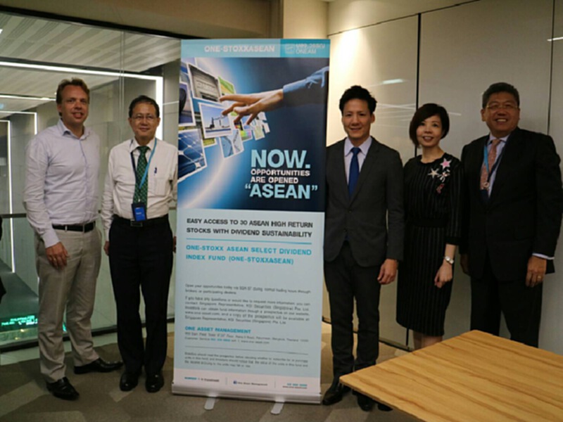 ONE-STOXXASEAN กองทุนแรกของไทยพร้อมซื้อขายตลาดหุ้นสิงคโปร์ 5 เม.ย. ONE-STOXXASEAN กองทุนแรกของไทยพร้อมซื้อขายตลาดหุ้นสิงคโปร์ 5 เม.ย.