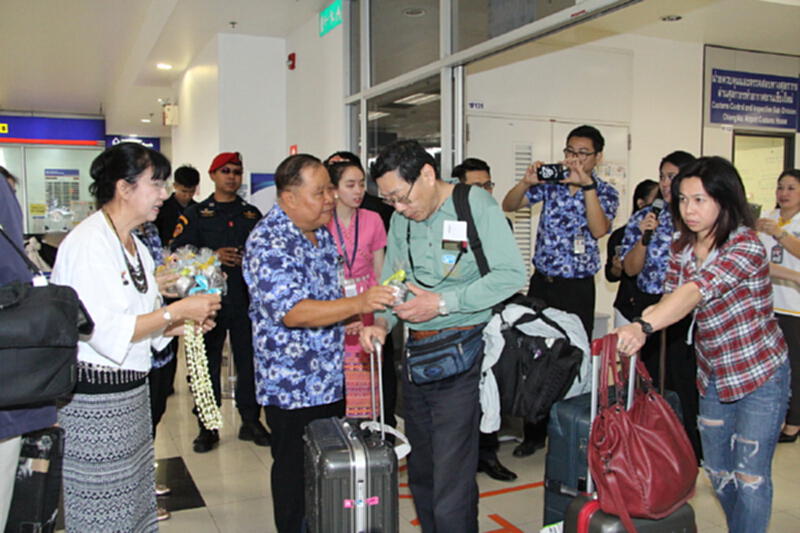 ท่าอากาศยานเชียงใหม่จัดกิจกรรมต้อนรับผู้โดยสารช่วงเทศกาลสงกรานต์ ท่าอากาศยานเชียงใหม่จัดกิจกรรมต้อนรับผู้โดยสารช่วงเทศกาลสงกรานต์