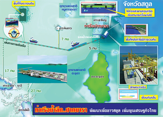 ท่าเรือน้ำลึกปากบารา ประตูการค้าทางทะเลฝั่งอันดามัน ท่าเรือน้ำลึกปากบารา ประตูการค้าทางทะเลฝั่งอันดามัน