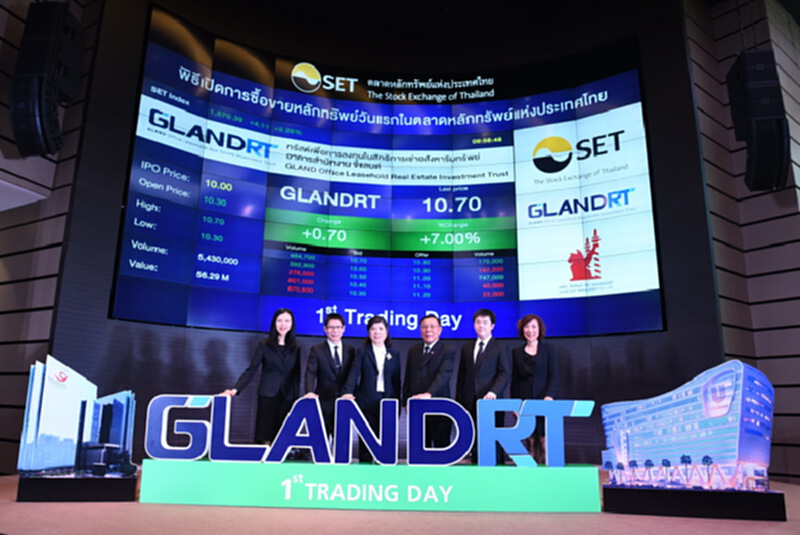 GLANDRTเทรดวันแรกแจกกำไร 14% GLANDRTเทรดวันแรกแจกกำไร 14%