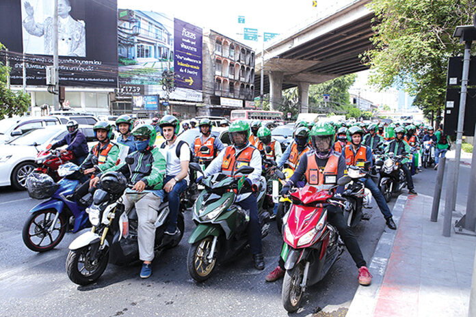 แอพขนส่งแห่ผุดบริการใหม่เปิด‘แกร็บไบค์’ในกรุงเทพฯ-เร้นท์อะคาร์ฯ ปล่อยแอพ‘เช่ารถ’