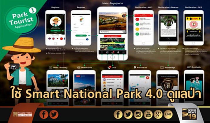 ใช้ Smart National Park 4.0 ดูเเลป่า ใช้ Smart National Park 4.0 ดูเเลป่า