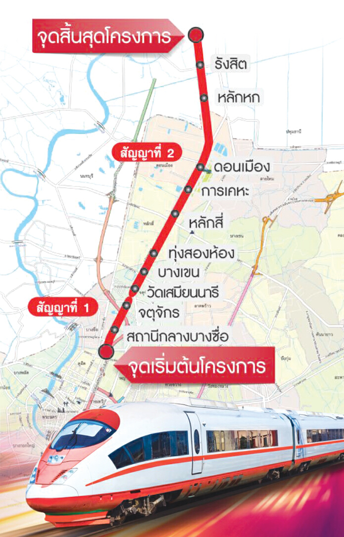 สั่งขยายสายสีแดง ต่อถึงฉะเชิงเทรารับเมืองใหม่