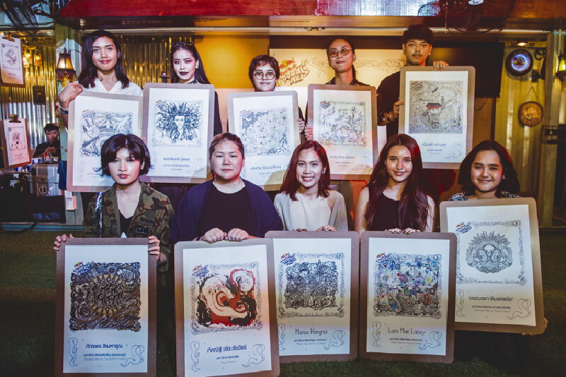 นิสิตสาวหัวใจศิลป์คว้าตำแหน่งแชมเปี้ยนคนแรก“เรดบูล ดู๊ดเดิล อาร์ต”