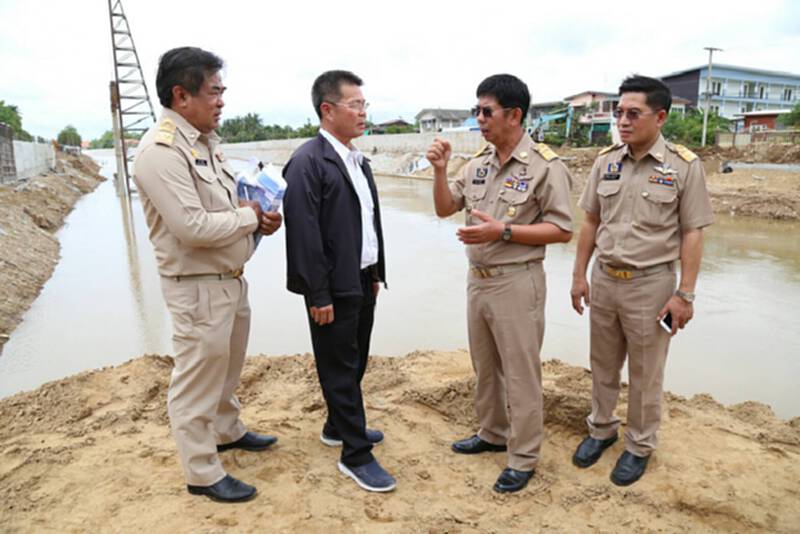 กรมโยธาธิการและผังเมืองรุดตรวจสอบระบบป้องกันน้ำท่วมรับมือฝนสุโขทัย กรมโยธาธิการและผังเมืองรุดตรวจสอบระบบป้องกันน้ำท่วมรับมือฝนสุโขทัย