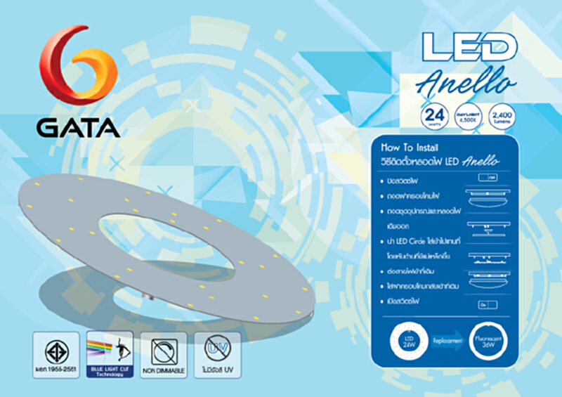 TMI เปิดตัว “Anello” หลอดไฟ LED ใหม่ เจาะตลาดคนเมือง TMI เปิดตัว “Anello” หลอดไฟ LED ใหม่ เจาะตลาดคนเมือง