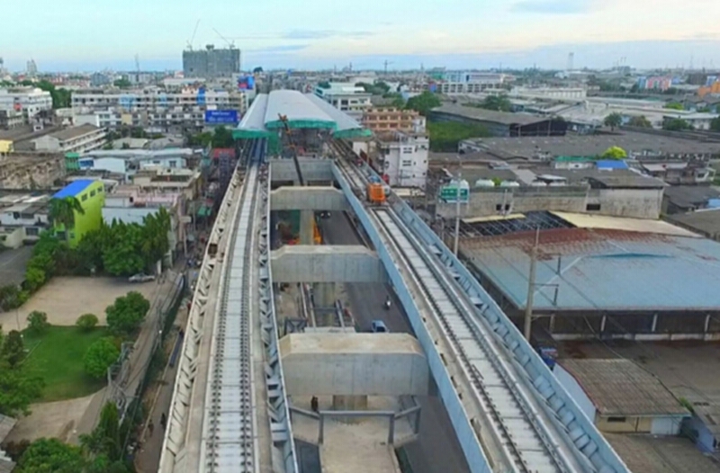 รถไฟฟ้าสายสีเขียวนำปากน้ำก้าวไกล รถไฟฟ้าสายสีเขียวนำปากน้ำก้าวไกล