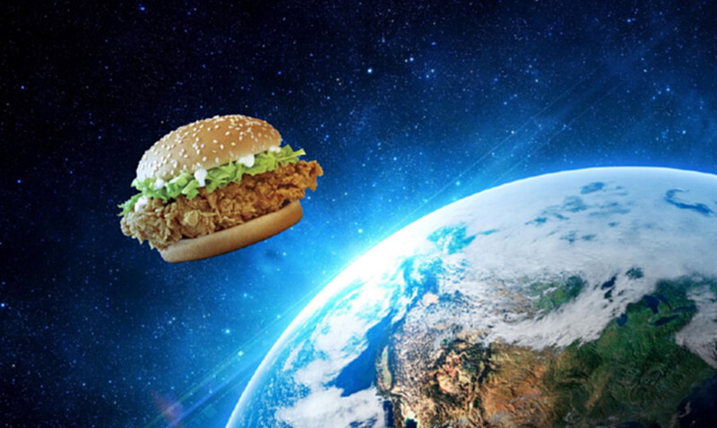 KFC ไอเดียสุดปัง ส่ง “KFC Zinger Burger” ทะยานขึ้นสู่อวกาศ KFC ไอเดียสุดปัง ส่ง “KFC Zinger Burger” ทะยานขึ้นสู่อวกาศ