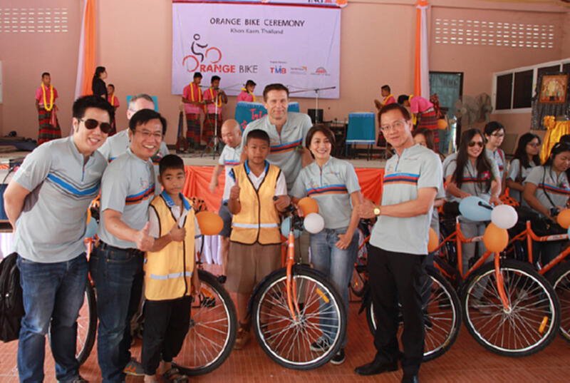 ING และ TMB มอบจักรยานสีส้มเยาวชนไทยในถิ่นทุรกันดาร ING และ TMB มอบจักรยานสีส้มเยาวชนไทยในถิ่นทุรกันดาร