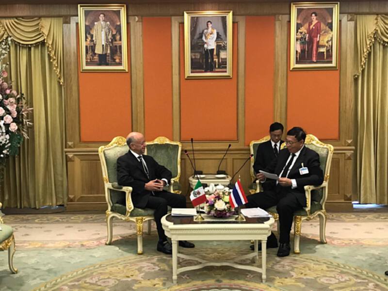 ทูตฯเม็กซิโกพบประธานสนช.ขอเสียงหนุนชิงประธาน IPU ทูตฯเม็กซิโกพบประธานสนช.ขอเสียงหนุนชิงประธาน IPU