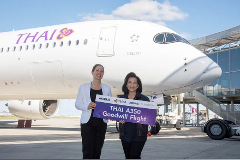 ทีจี รับมอบเครื่องบินแอร์บัสเอ350 XWB ลำที่ 5 ทีจี รับมอบเครื่องบินแอร์บัสเอ350 XWB ลำที่ 5