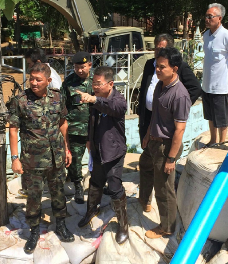 กรมโยธาฯระดมกำลังติดตามประเมินแผนป้องกันน้ำท่วมเมืองสุโขทัย กรมโยธาฯระดมกำลังติดตามประเมินแผนป้องกันน้ำท่วมเมืองสุโขทัย