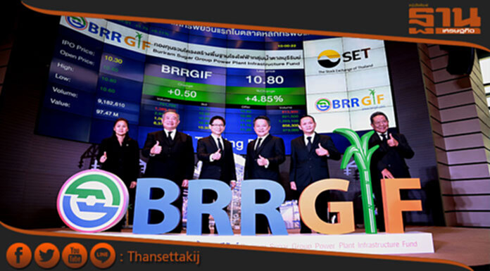 BRRGIF วันแรกบวก 20 สต.ท่ามกลางตลาดปิดลบ 4.59 จุด BRRGIF วันแรกบวก 20 สต.ท่ามกลางตลาดปิดลบ 4.59 จุด