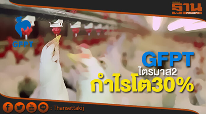 GFPTไตรมาส2 กำไรโต30% ส่งออกไก่เพิ่ม-ต้นทุนวัตถุดิบลด GFPTไตรมาส2 กำไรโต30% ส่งออกไก่เพิ่ม-ต้นทุนวัตถุดิบลด