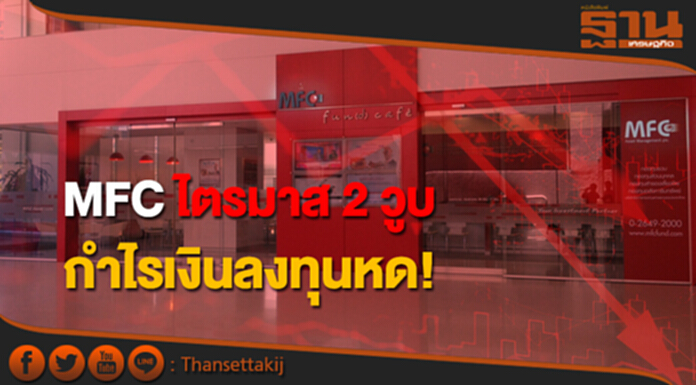 MFC ไตรมาส 2 วูบ กำไรเงินลงทุนหด! MFC ไตรมาส 2 วูบ กำไรเงินลงทุนหด!