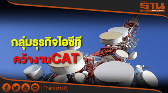 กลุ่มธุรกิจไอซีที คว้างาน‘แคท’ กลุ่มธุรกิจไอซีที คว้างาน‘แคท’