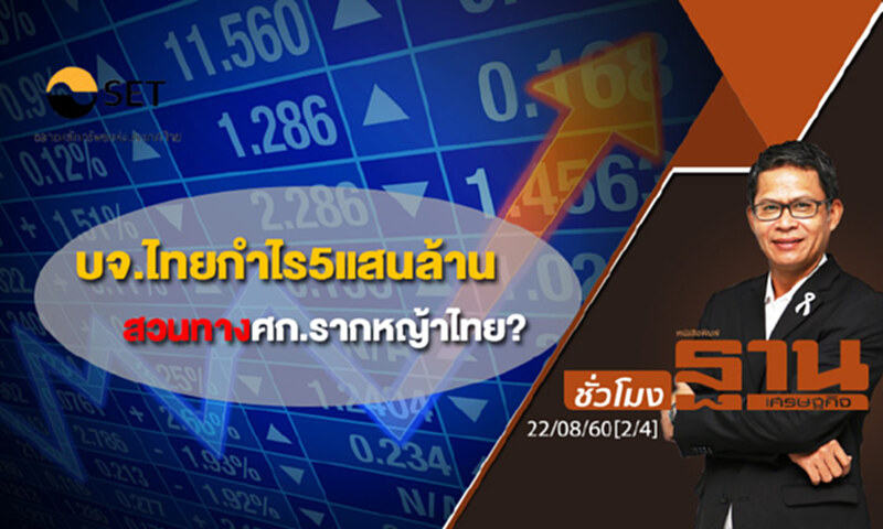 ชั่วโมงฐานเศรษฐกิจ : ครึ่งปีแรก บจ.ไทยกำไร5แสนล้าน สวนทางศก.รากหญ้าไทย? (2/4) ชั่วโมงฐานเศรษฐกิจ : ครึ่งปีแรก บจ.ไทยกำไร5แสนล้าน สวนทางศก.รากหญ้าไทย? (2/4)