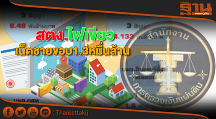 สตง. ไฟเขียว! “เน็ตชายขอบ” 1.3 หมื่นล้าน สตง. ไฟเขียว! “เน็ตชายขอบ” 1.3 หมื่นล้าน