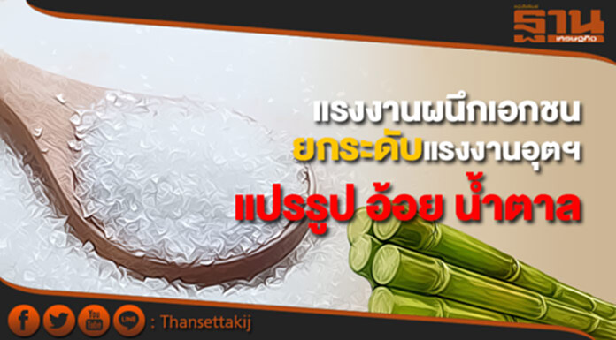 แรงงานผนึกเอกชน ยกระดับแรงงานอุตฯ แปรรูป อ้อย น้ำตาล แรงงานผนึกเอกชน ยกระดับแรงงานอุตฯ แปรรูป อ้อย น้ำตาล