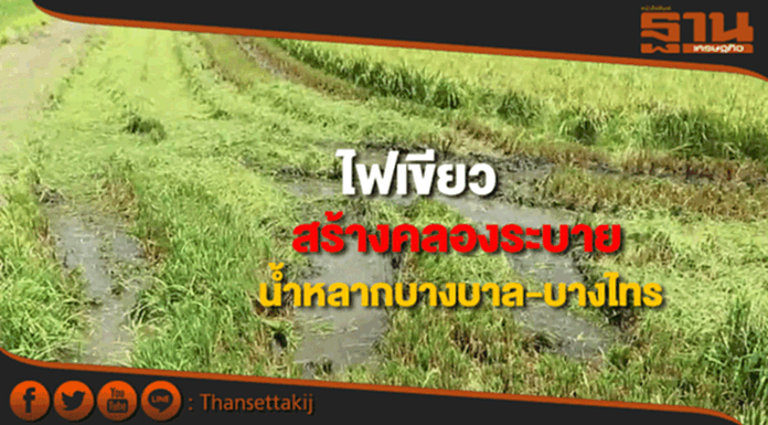 ครม.ไฟเขียวสร้างคลองระบายน้ำหลากบางบาล-บางไทร แก้ปัญหาน้ำท่วมลุ่มเจ้าพระยา ครม.ไฟเขียวสร้างคลองระบายน้ำหลากบางบาล-บางไทร แก้ปัญหาน้ำท่วมลุ่มเจ้าพระยา