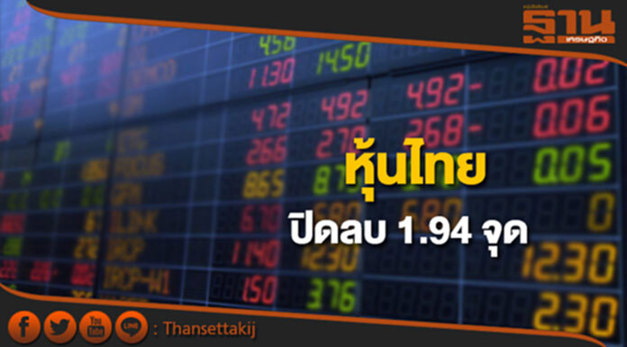 หุ้นไทยปิดที่ 1,670.65 จุด ลดลง 1.94 จุด ซื้อขาย 6.4 หมื่นล้าน หุ้นไทยปิดที่ 1,670.65 จุด ลดลง 1.94 จุด ซื้อขาย 6.4 หมื่นล้าน
