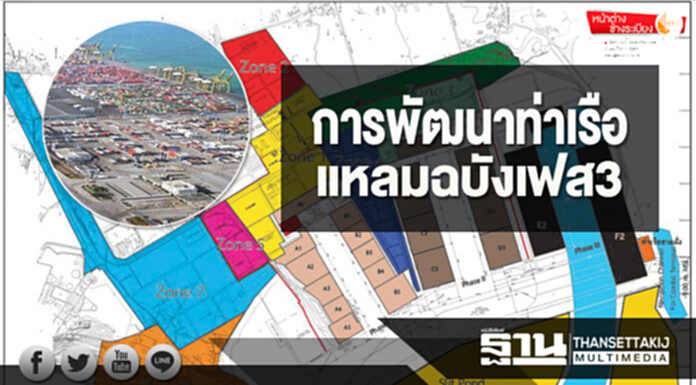 การพัฒนาท่าเรือแหลมฉบังเฟส3 การพัฒนาท่าเรือแหลมฉบังเฟส3