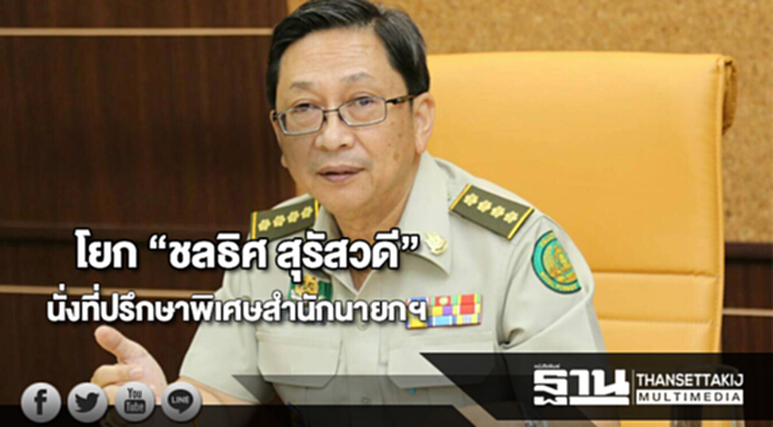 โยก “ชลธิศ สุรัสวดี”อธิบดีกรมป่าไม้นั่งที่ปรึกษาพิเศษประจำสำนักนายกฯ โยก “ชลธิศ สุรัสวดี”อธิบดีกรมป่าไม้นั่งที่ปรึกษาพิเศษประจำสำนักนายกฯ